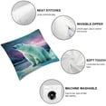 thumbnail image 6 of Polar Bear Throw Pillow Covers for Kids Teens,Galaxy Starry Sky Pillow Covers ,Cute White Bear Cushion Covers,Safari Animal Decorative Pillow Covers for Bedroom, 6 of 7