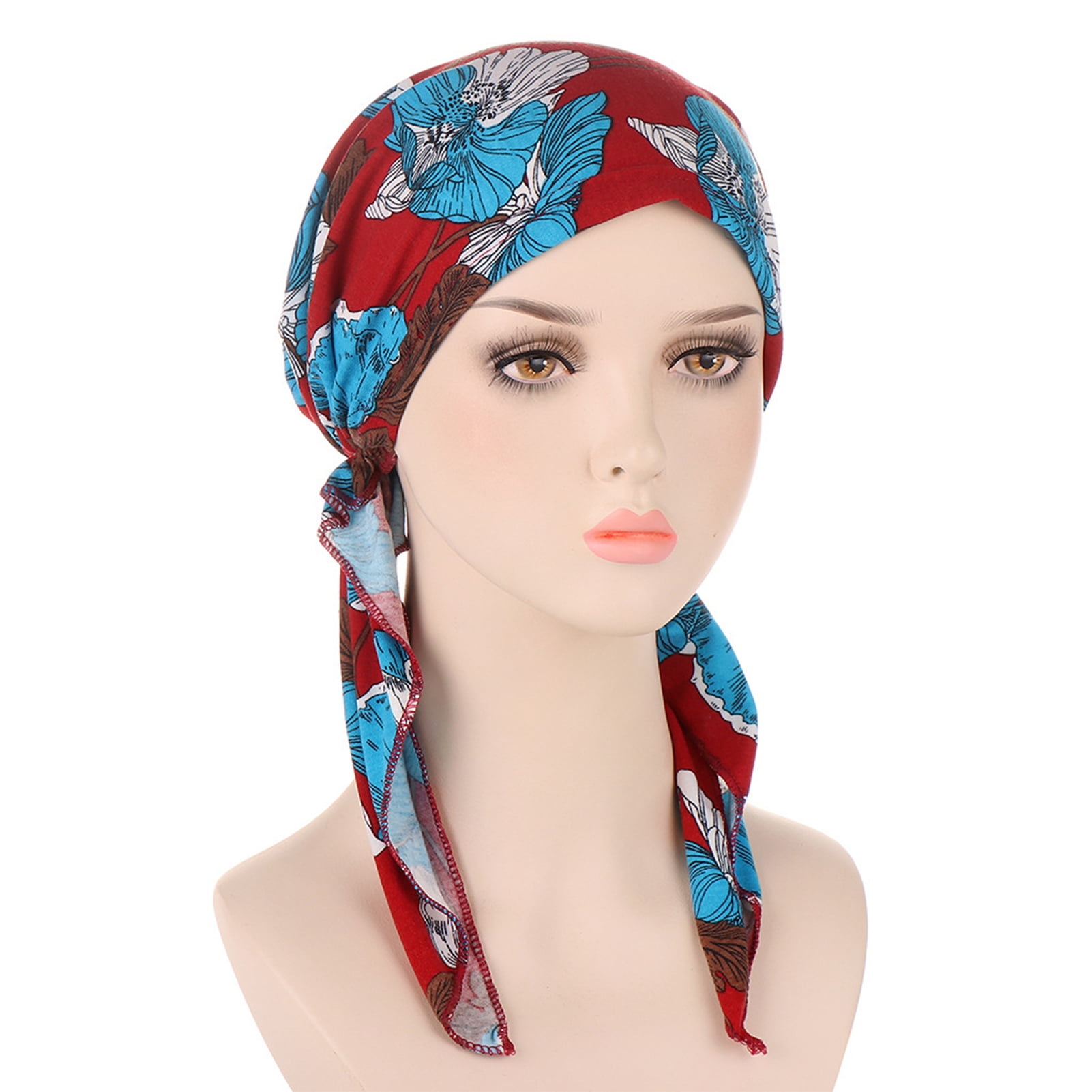 Taicanon Women Chemo Hat Turban Beanie, PreTied Headwraps Headwear