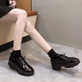 thumbnail image 6 of Aueoeo Loafers for Women Chunky Women's Loafers Slip-ons Comfort Shoes Dressy Slip on Platform Loafers, 6 of 8