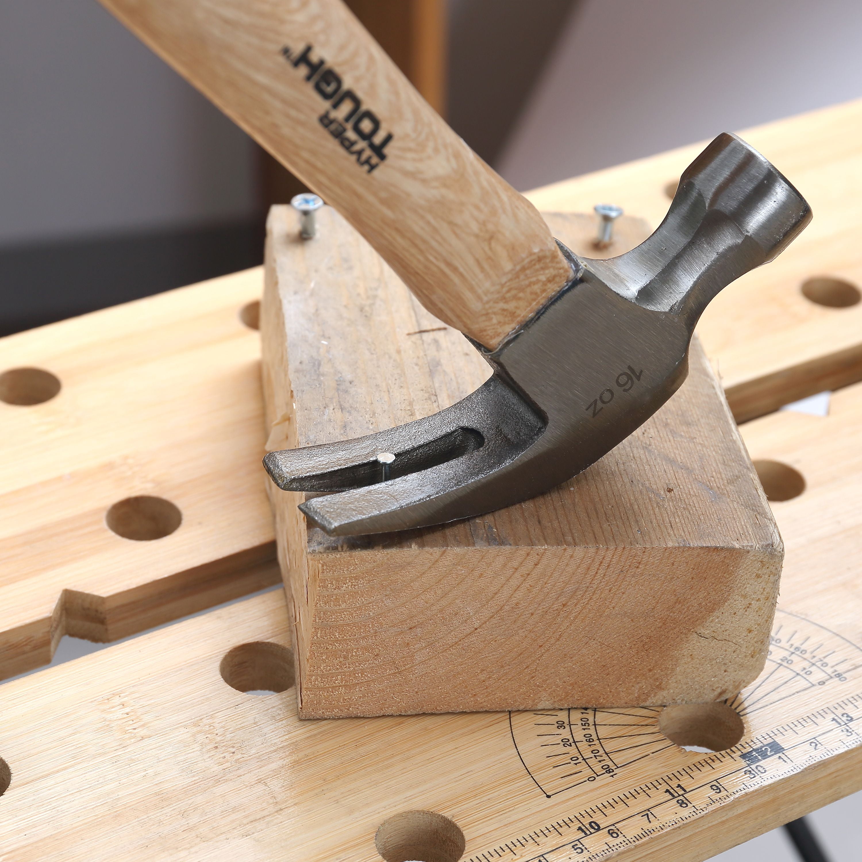 HyperTough 16 Ounce Wood Hammer TH20300Z