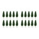 thumbnail image 1 of Naiovety 10 paisaje paisaje pino árboles 16 cm Micro arquitectura ferrocarril parque plástico DIY diseño calle decoraciones Juguetes 10 piezas 2piezas Naiovety CBP162142, 1 of 5
