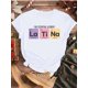 thumbnail image 1 of latina print tee shirt, tees for Girl, casual short sleeve t-shirt for summer, 1 of 7