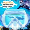thumbnail image 3 of Set de Snorkel Seovediary para Niños con Cristal Templado Panorámico Antivaho, 3 of 5
