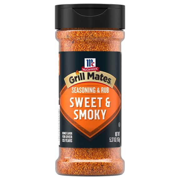 Grill Mates Rub, Sweet & Smoky, 5.37 oz Bottle