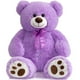 thumbnail image 1 of Oso de peluche gigante HollyHome de 90 cm, color morado, 1 of 9