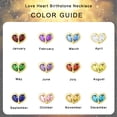 thumbnail image 3 of APSVO 18K Gold Plated Love Heart Necklaces for Women July Birthstone Pendant Chain with Red Ruby Birthday Mothers Day Graduation Jewelry Gifts for Teen Mom Her Adults Wife Age Ideas, 3 of 8