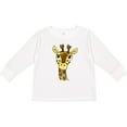 thumbnail image 3 of Inktastic Cute Giraffe Boys or Girls Long Sleeve Toddler T-Shirt, 3 of 5