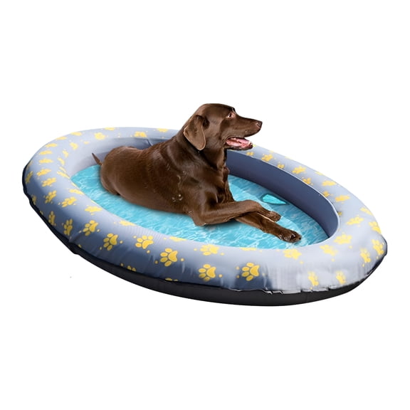 BESTSKY Dog Float for Pool Inflatable Dog Swimming Float for Puppies Floating Raft for Pool/Travel/ Supplies