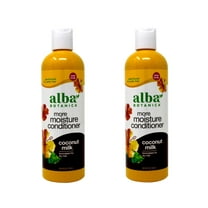 (2 Pack) Alba Botanica Hawaiian Hair Conditioner Extra Rich Coconut Milk 12 Ounce