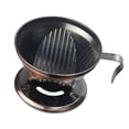 thumbnail image 3 of Stainless Steel Pour Over Cone Dripper Coffee Filter Strainer Holder PICK Bronze, 3 of 4