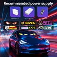 thumbnail image 5 of VOLIVO 23.42 inch Flexible Programmable LED Sign, App Control Scrolling Display, Custom Text Animation LED Eyes for Car Windshield, Taxi, Store Advertising, 5 of 7