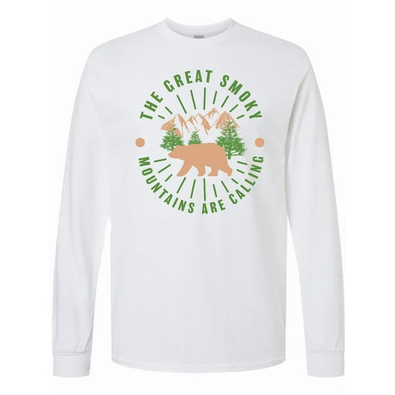 Inktastic The Great Smoky Mountains Are Calling Long Sleeve T-Shirt