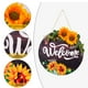 thumbnail image 3 of Advancent Colgador de puerta delantera, placa de puerta de otoño, tablero colgante de pared de línea artística, decoraciones decorativas para Kits de decoración para fiestas, 3 of 6