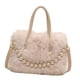thumbnail image 4 of Bolso de mujer,Bolso tote afelpado para mujer con correa ajustable,Bolso de mano con asa superior,bolso de hombro tipo cartera,Bolso bandolera suave,moderno y elegante,Bolso tipo cartera tipo, 4 of 8