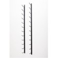 thumbnail image 3 of VintageView Wall Series (4 Ft) - 12 Bottle Wall Mounted Wine Rack (Brushed Nickel) Stylish Modern Wine Storage with Label Forward Design, 3 of 7