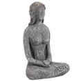 thumbnail image 2 of Estatua de Pose de Yoga, estatuilla de meditación rústica Simple de resina sintética para decoración del hogar, adorno, estudios de Yoga, regalo, gris, 2 of 5