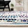 thumbnail image 4 of SAFAVIEH Montauk Earleen Diamond Area Rug, Ivory/Black, 3' x 5', 4 of 8