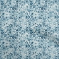 thumbnail image 1 of oneOone Tissu Velours Bleu Sarcelle Floral Tissu pour Robe Tissu Imprimé au Mètre 58 Pouces de Large, 1 of 4