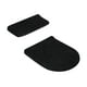 thumbnail image 5 of Juego de fundas para tapa de inodoro, accesorios universales, funda protectora decorativa antideslizante Negro, 5 of 9