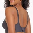 thumbnail image 4 of Dorinao Women's Wireless Full Coverage Bra – W-Shaped Jelly Strip Support for Regular & Plus Sizes, Black, 32B, 4 of 4