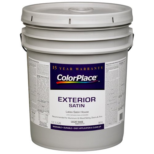 Color Place Light Base Satin Exterior Paint 5gal