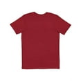 thumbnail image 2 of LAT Mens Fine Jersey Short Sleeve Tee (6901), Cardinal Blackout, 3X, 2 of 2