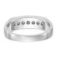 thumbnail image 5 of 14K White Gold Ring Band Wedding Diamond, Lab Grown Round, Size 7, 5 of 8