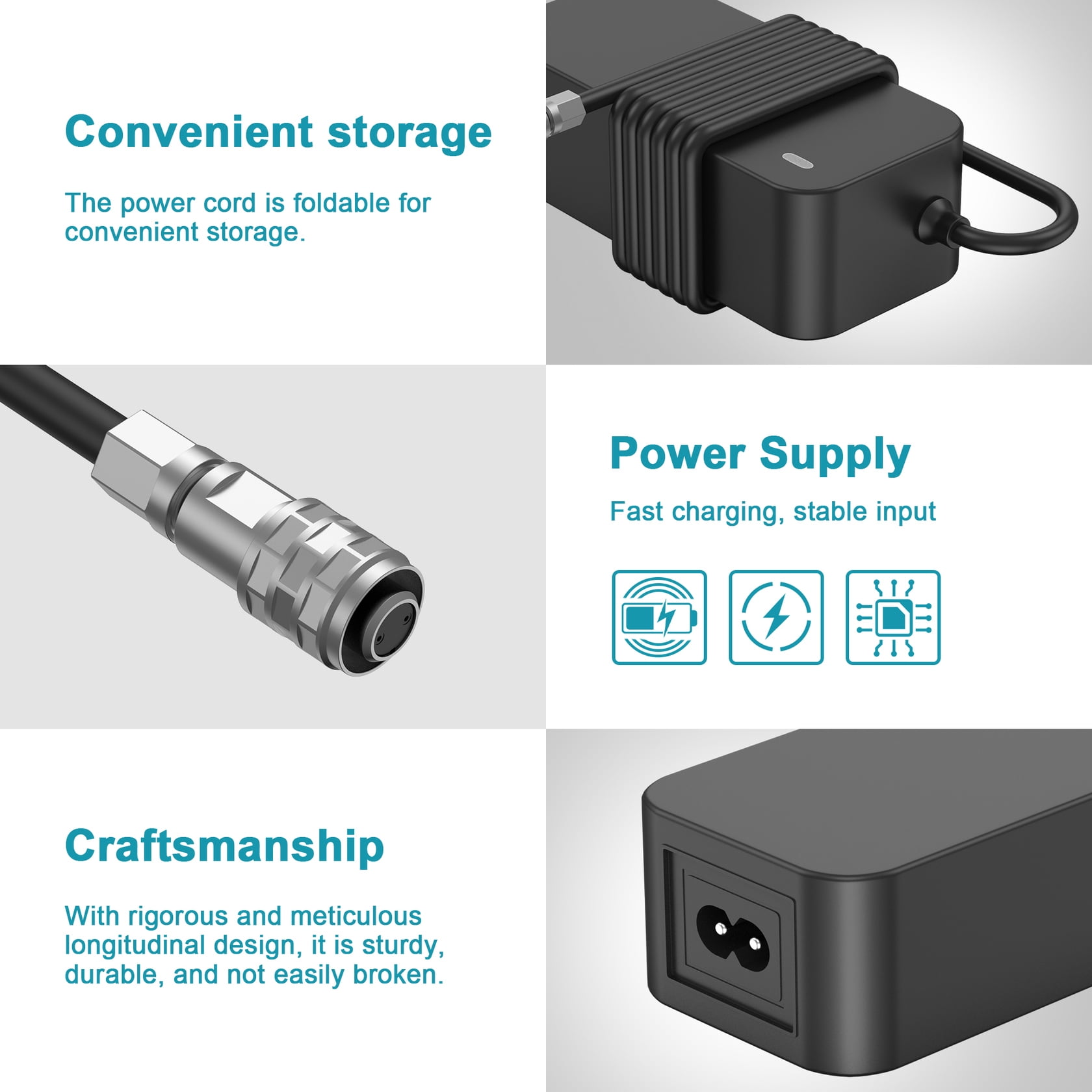 XMHEIRD 12V 3A Power Adapter Cable Compatible with Blackmagic Pocket Cinema Camera Replacement Compatible with Blackmagic 4K 6K Pro G2 BMPCC 4K 6K Pro G2 BMCC 6K Pocket Cinema Camera