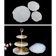 thumbnail image 3 of 3 Tier Reusable Silicone Casting Mold Thickened Cake Stand Molds For Diy Fruit Trays Snack Racks Trays, 3 of 7
