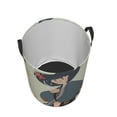 thumbnail image 3 of ZICANCN Girl Stars Artwork Laundry Basket Organizer , Dirty Clothes Hamper for Bathroom Kids Girls Boys Laundry Hamper Small, 3 of 8