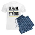 thumbnail image 6 of CafePress - Ukraine Strong Men's Light Pajamas - Men's Light Loose Fit Cotton Pajama Set, 6 of 7