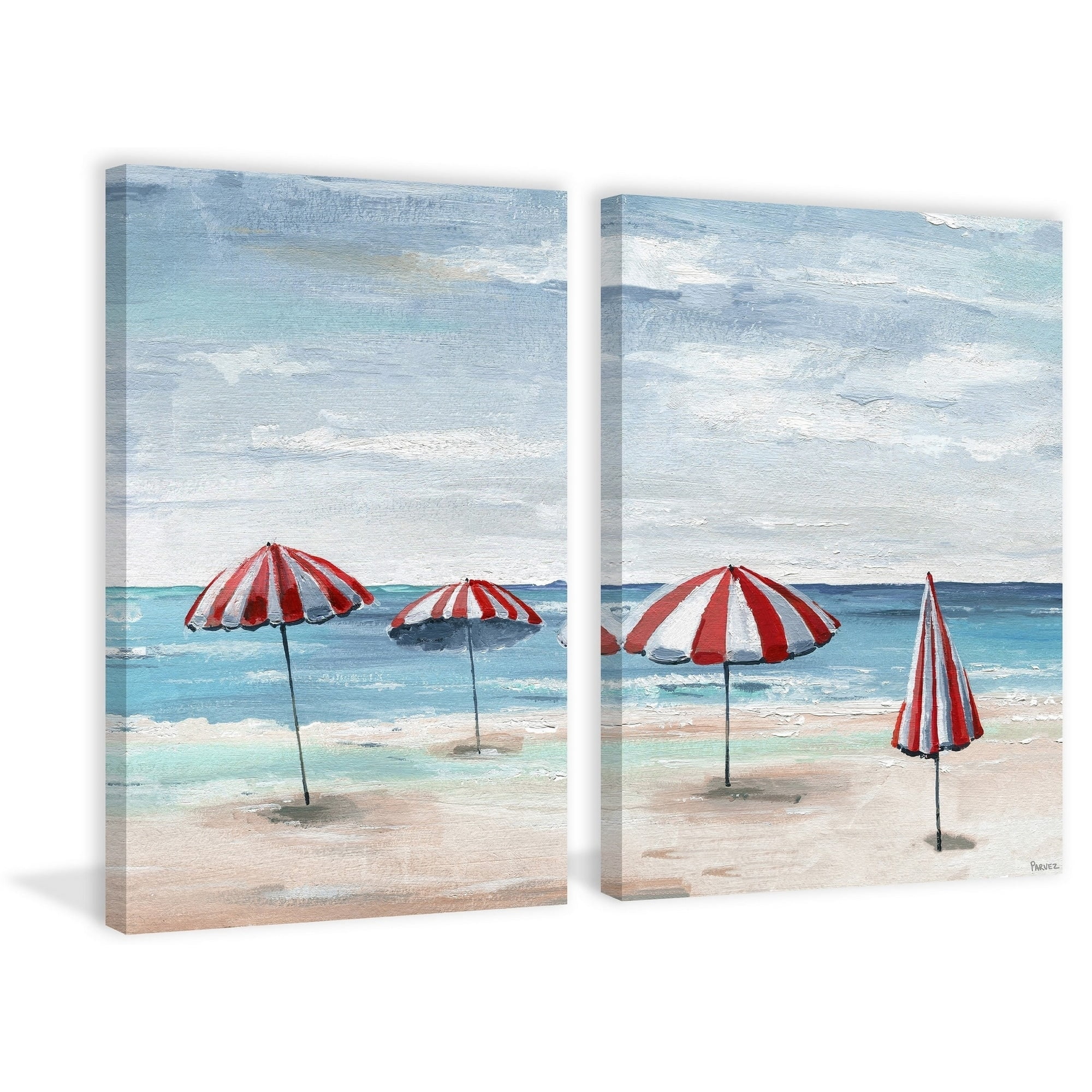 Parvez Taj Umbrella Sticks Diptych