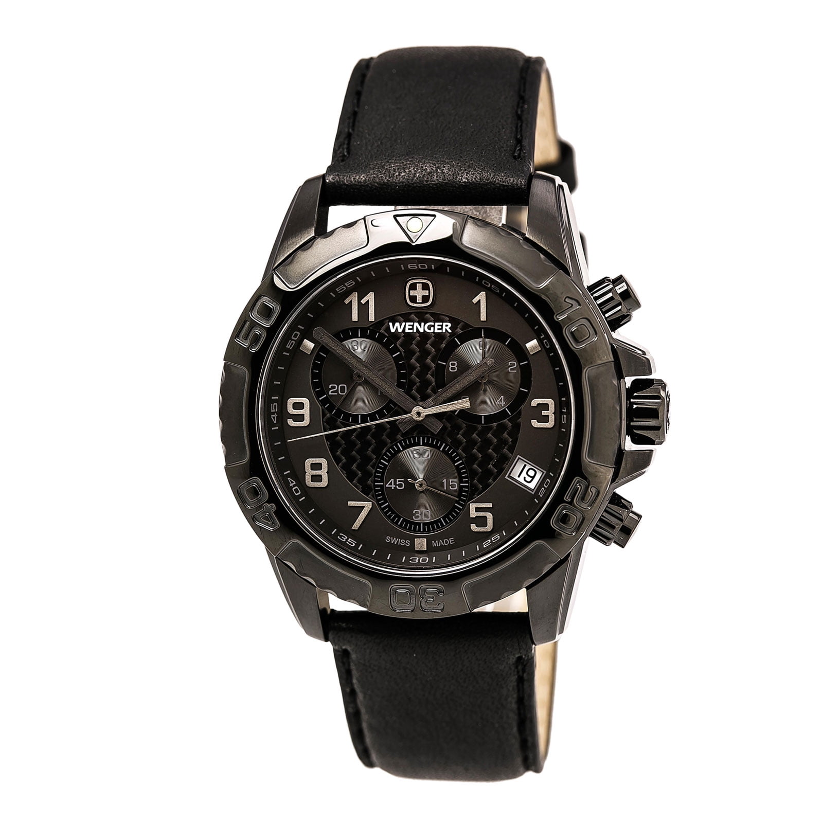 wenger watch with analog compass