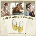 thumbnail image 7 of Goofa Chamomile And Ladybug Print Womens Mens Cotton Lightweight House Slippers , Washable Home Slippers,Indoor Comfy Bedroom Cozy Slippers-39/40, 7 of 7