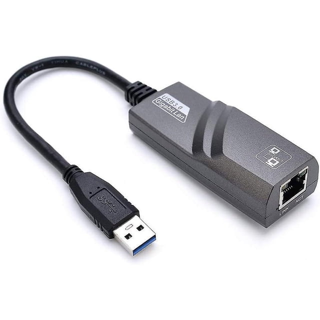 USB Ethernet Adapter, USB 3.0 to RJ45 Ethernet Adapter, Network 1000 Mbps LAN Adapter Compatible with Windows 10/8.1/8/7/Vista/XP, Mac OS 10.6 and Abo