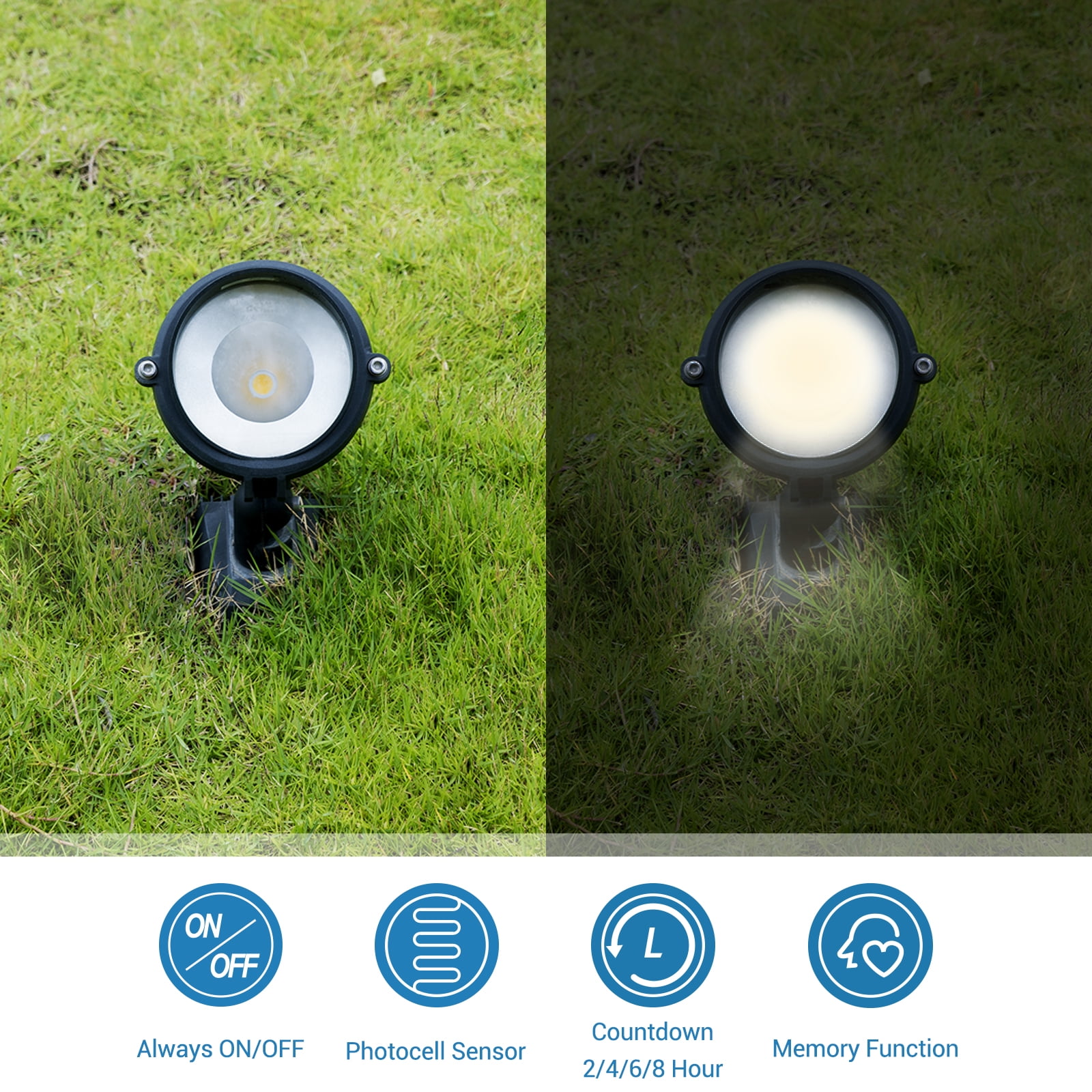 Buy DEWENWILS 60W Outdoor Low Voltage Transformer with Timer and