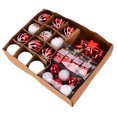thumbnail image 4 of Juego de adornos navideños adornos para árboles de Navidad fáciles de almacenar ligeros portátiles de color brillante para edificios de oficinas hoteles hogar fiesta, 4 of 8