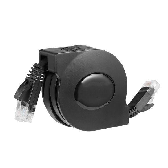 FELTECHELECTR Cable Ethernet Cat6 retráctil: Cable Ethernet de 2 m y 1000 Mbps para una conexión eficiente en carcasas de portátiles, enrutadores y configuraciones de LAN.