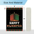 thumbnail image 6 of Happy Kwanzaa Garden Flag 12.5x18 Double Sided Vertical Kinara Candles Celebrates African Americans Heritage Farmhouse Yard Flag Outdoor Decor, 6 of 6