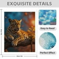 thumbnail image 3 of Diamond Art Kit for Adults, Leopard Tree Sunset Autumn Leaves Diamond Painting for Adults Beginners, 5D DIY Diamond Art Painting Kits, Colorful Diamond Painting Craft for Home Decor 12x16, 3 of 7