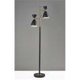 thumbnail image 1 of 25" X 12.75" X 68" Black Metal Tree Lamp, 1 of 1