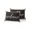 White, Black, Gray, variant on Outdoor Pillows Waterproof, White Welcome Bedding Throw Pillows with Insert for Couch Sofa Bed, Modern Minimalist Black Striped Border 16x16 Inch Pillowcases Decorative Camping Patio Pillow Set of 1