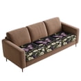 thumbnail image 5 of Xoenoiee Butterfly Daisy Lavender Moon Pattern Couch Cushion Covers Thick Velvet Fabric Washable Sofa Slipcovers 3 Pieces Individual Sectional Couch Covers with Elastic Bottom, 5 of 7