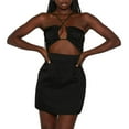 thumbnail image 1 of Bigersell Robe d'Été Sans Manches pour Femmes, Robe à Bretelles Sans Manches Imprimée, Décontractée, Quotidienne, Longue Maxi, Robe Mini Grande Taille pour Femmes Style 31170, Robe sous le Genou pour Femme Noire m, 1 of 5