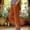 Orange, variant on Hrsba Casual Womens Pants,Women Short Pants Solid Color 7/8 Length Pants With Pockets Drawstring Elastic Waist Linen Like Casual Trousers,Size M