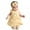 Beige, variant on ANINEO Baby Girl's Playwear Dress Ruffle Sleeve A-line Cute Bowknot Dresses Sundress