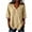 Beige, variant on Womens Palazzo Tops 3/4 Length Sleeve V Neck Blouse Button Up Asymmetrical Hem Work Office Suit Shirts Navy,2xL