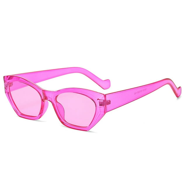 Kmbangi Lunettes de Soleil Polygonales Personnalisées pour Femmes, Protection UV 400