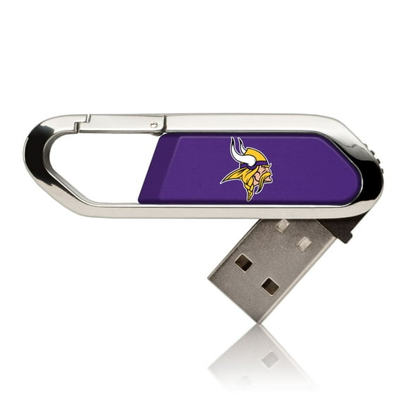 Minnesota Vikings Solid Clip 64GB USB Flash Drive
