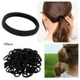 thumbnail image 2 of 100 Piece Elastic Hair Bands Seamless Stretchable Ponytail Holders for Women and Girls 100PCS, 2 of 9